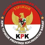 LOGO KPK TIPIKOR NEWS PASANG DI DADA SEBELAH KANAN