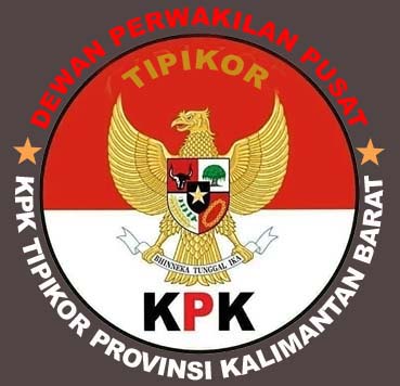 LOGO KPK TIPIKOR NEWS PASANG DI DADA SEBELAH KANAN